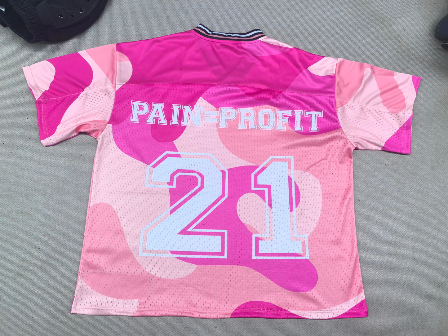 Pink Hustler University Jersey