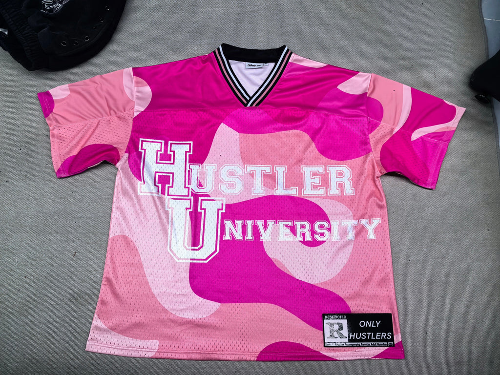 Pink Hustler University Jersey